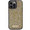 Guess GUHCP15LPFGSBSD iPhone 15 Pro 6.1 żółty/yellow hardcase Rhinestone Metal Logo